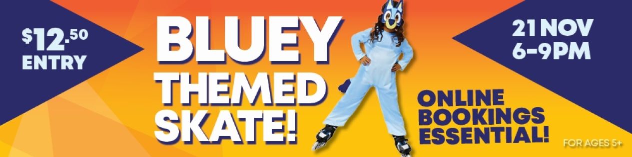 SCRC Bluey 2025 themed roller skating session V2 Banner