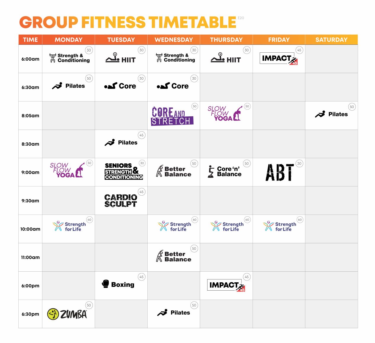 SCRC GF Timetable E20 WEB