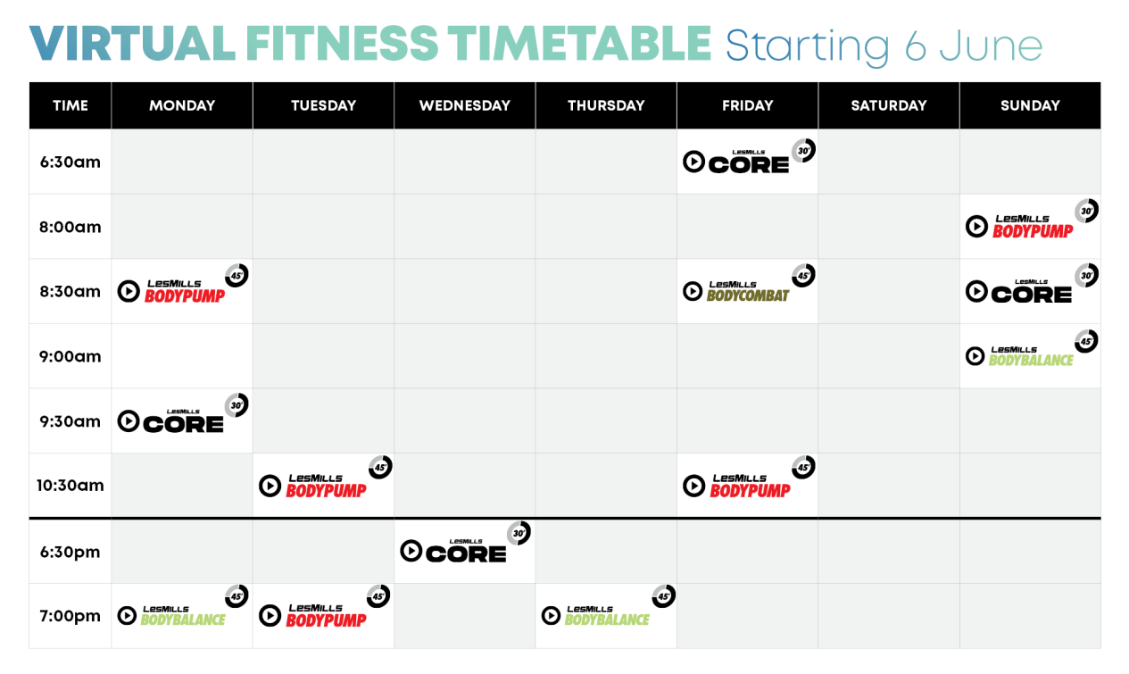 SCRC VIRTUAL GF Timetable 6 June 2022 WEB